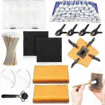 162 Pcs Trading Card Cleaning Kit - Flattening & Repair Tools for Collectors-SSZFV