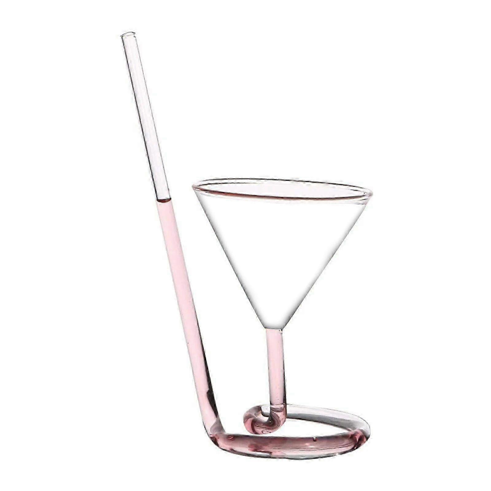 Helical Stem Rotating Wine Glass