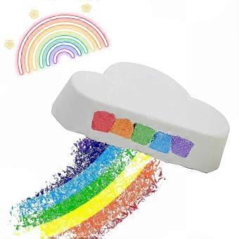 Bath Bombs with Sea Salt and Avocado Extract – Rainbow Cloud