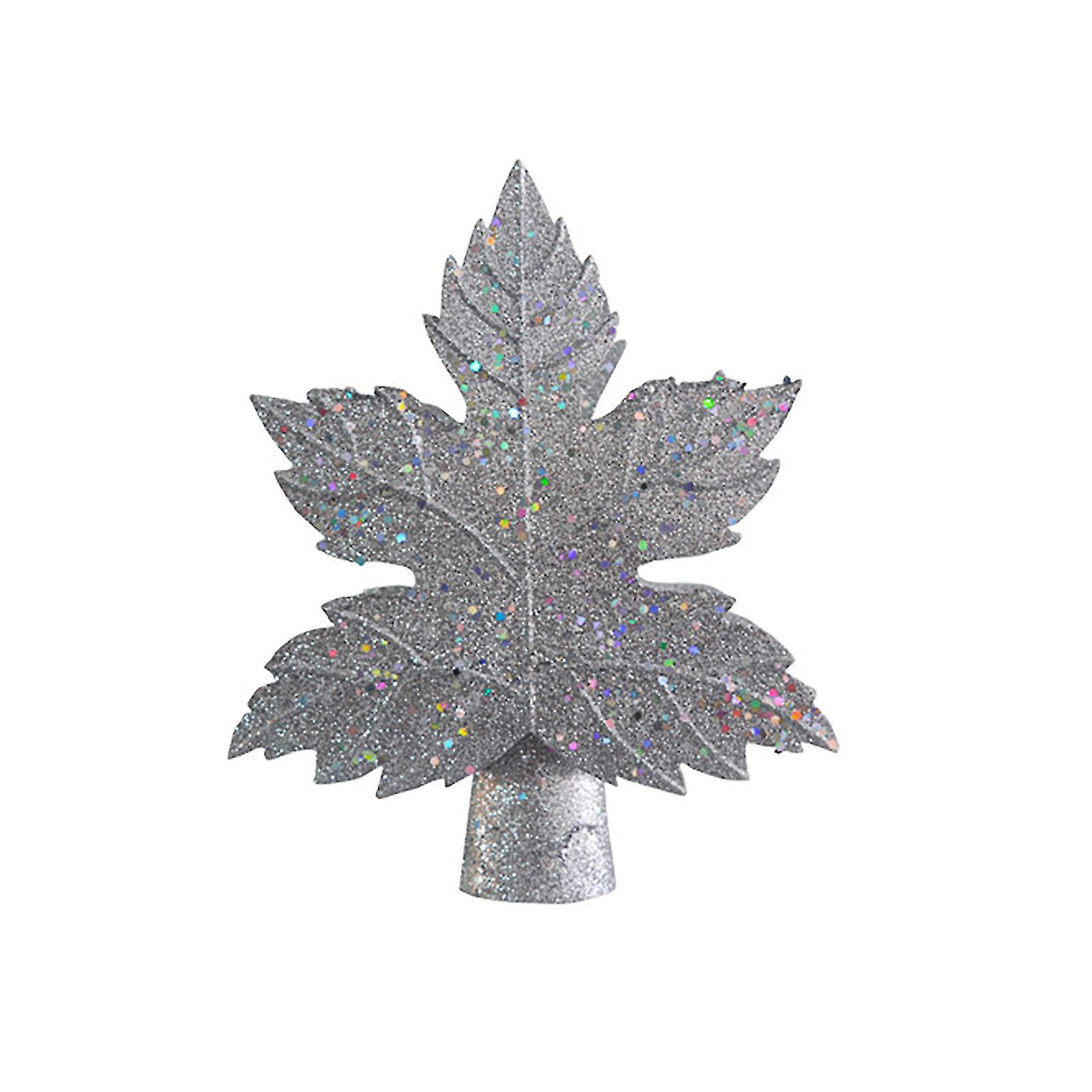 Christmas Tree Topper Lighted With Led Beautiful Rotating Snowflake