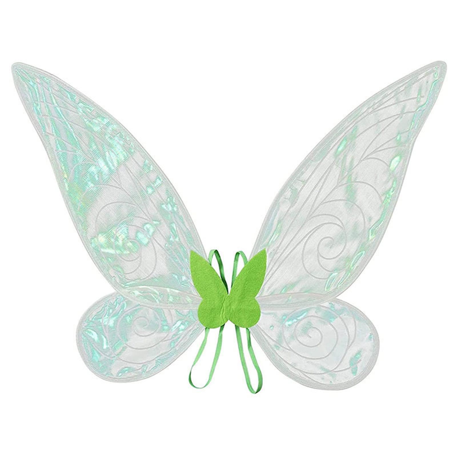Fairy Wings For Girls - Sheer Butterfly Wings Dress Up Costume For Halloween & Role Play (Type 2)