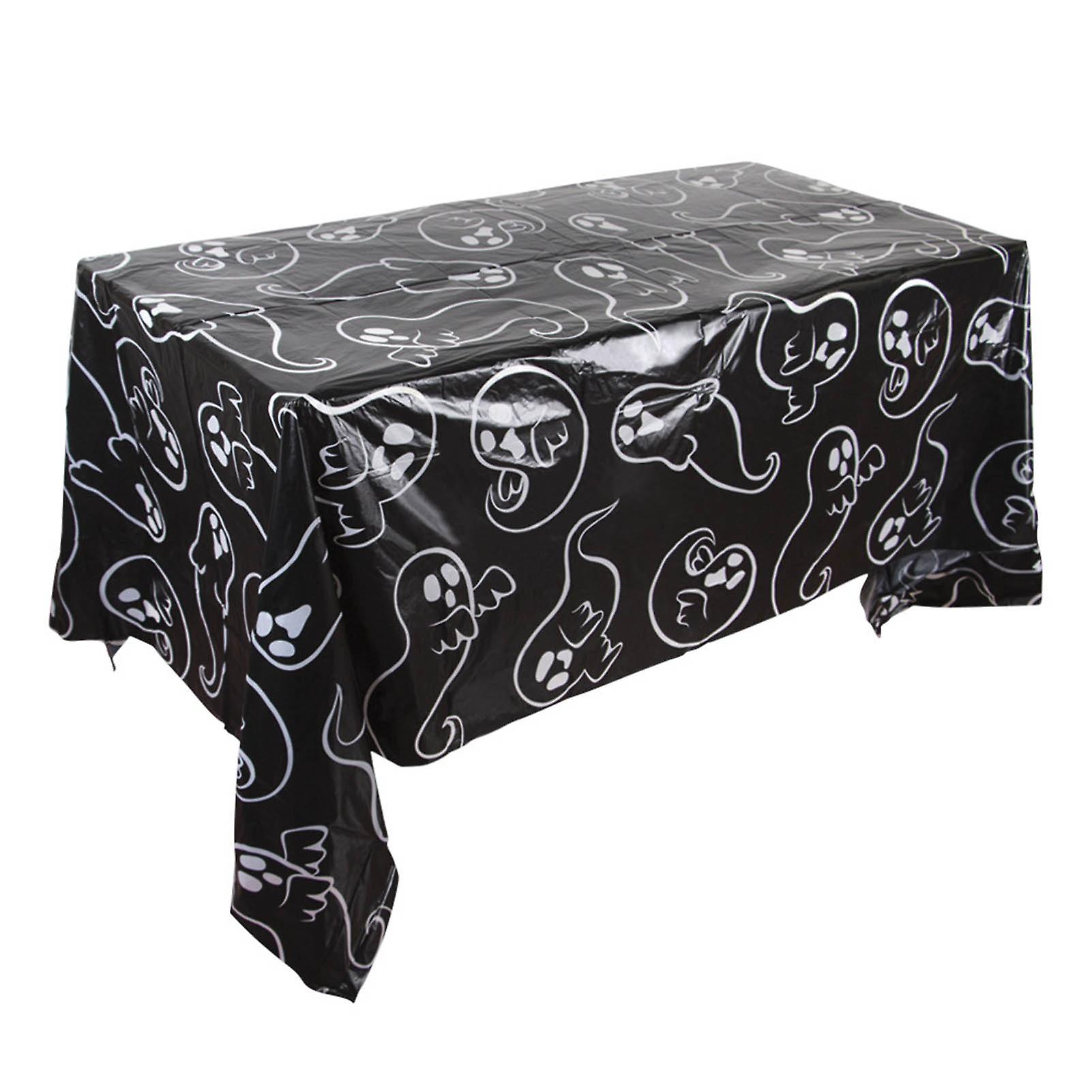 Halloween Table Linens Rectangle Fabric Reusable Washable Rectangular Table Covers For Dining Table Decoration