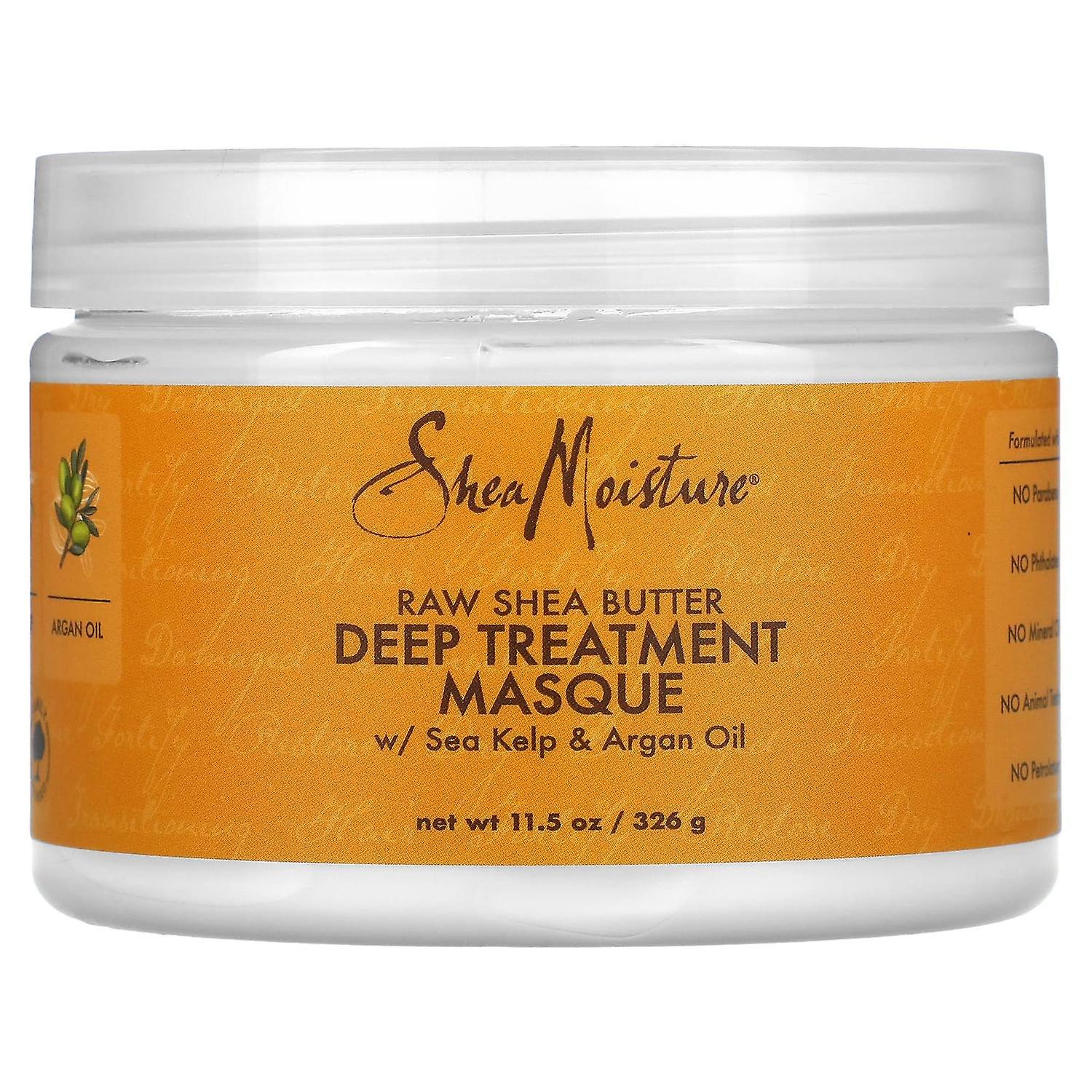 SheaMoisture, Raw Shea Butter, Deep Treatment Masque with Sea Kelp & Argan Oil, 11.5 oz (326 g)