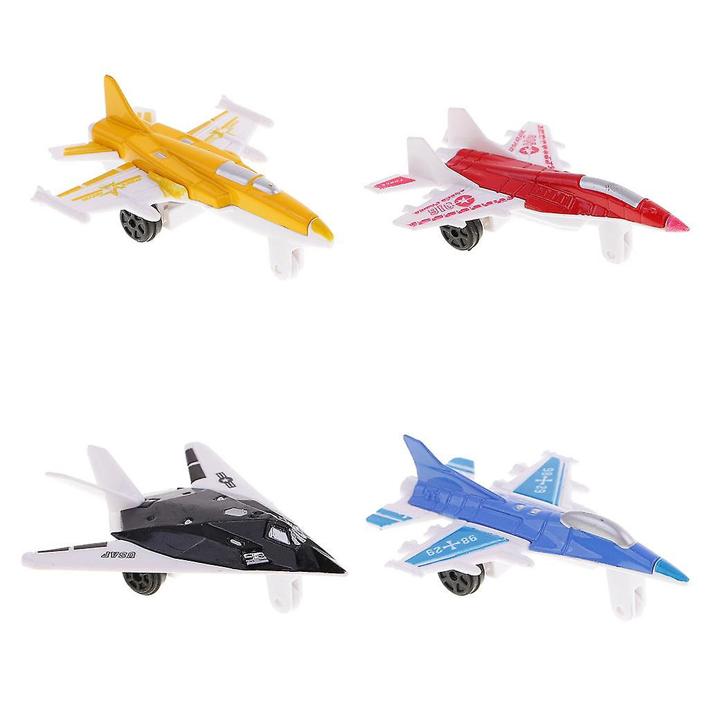Die cast Toy Airplane Set Of 4 Military Planes And Jets