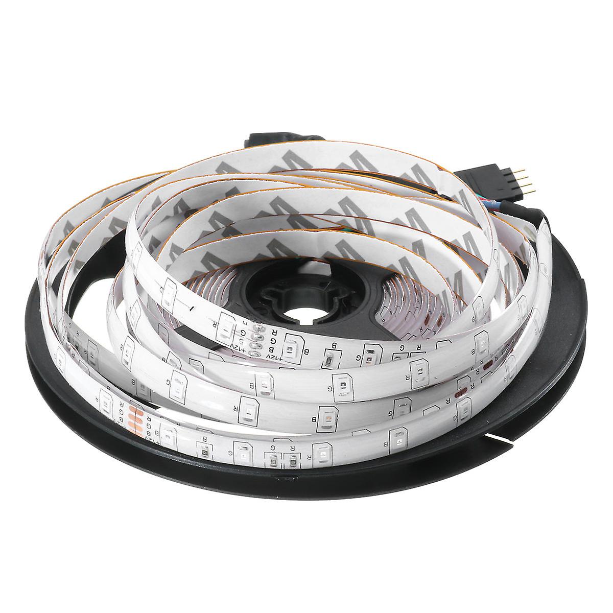 5M 24w Waterproof Rgb Led Strip Lights 3528smd + 44-key Remote & Us/eu Power Adapter Dc12v