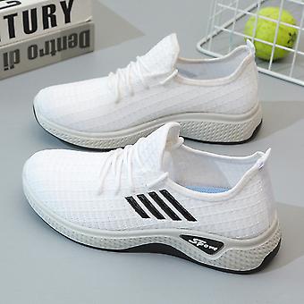 Scarpe da corsa atletiche da donna, scarpe da ginnastica a cuscino d'aria allacciate per jogging in palestra sportiva