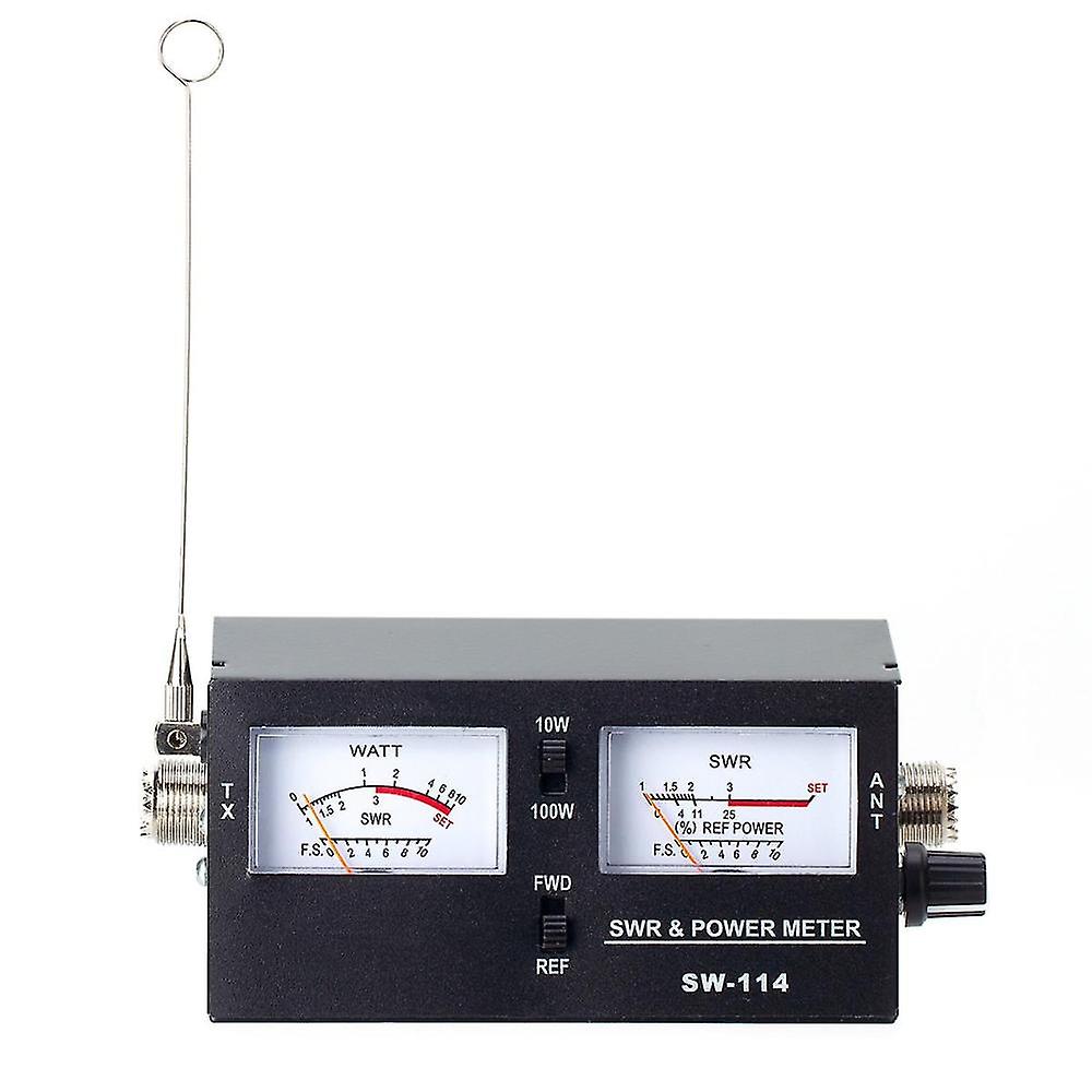 Sw-114 SWR / RF / مقياس طاقة اختبار قوة المجال للطاقة النسبية 3 وظائف تناظرية
