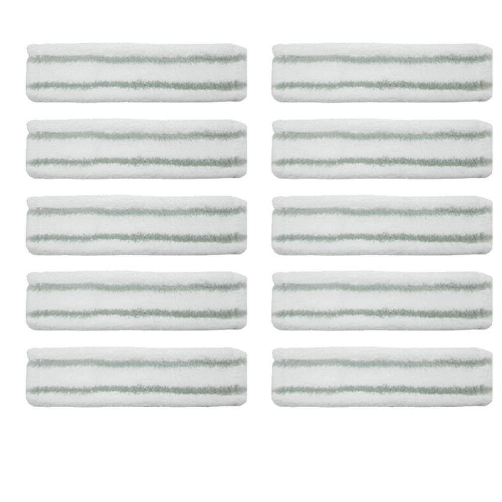 10pc Microfibre Mop Cloths For Wv1 Wv50 Wv75 Window Cleaner Machine Glass Scraper Wiper Pad Rags Cl