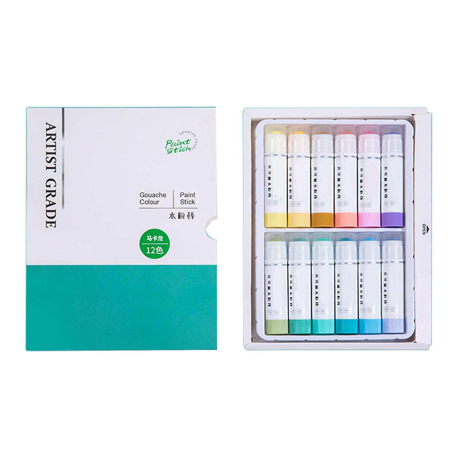 Art Soft Solid Gouache Pastels Multi Color Strong Coverage for Coloring Drawing