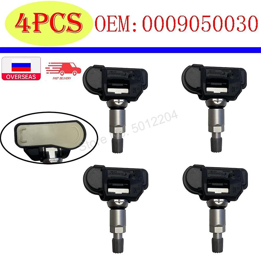 4 st / mycket bil 670002790 TPMS däcktryckssensor monitor 433mhz för Mercedes gla X156 A0009050030 0009050030 A0009050030q01