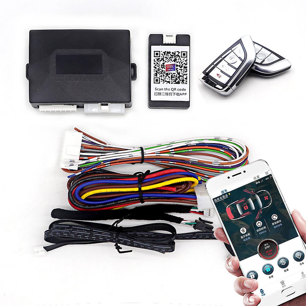 Universal Car Alarm Autostart Keyless Entry System Kit de arranque