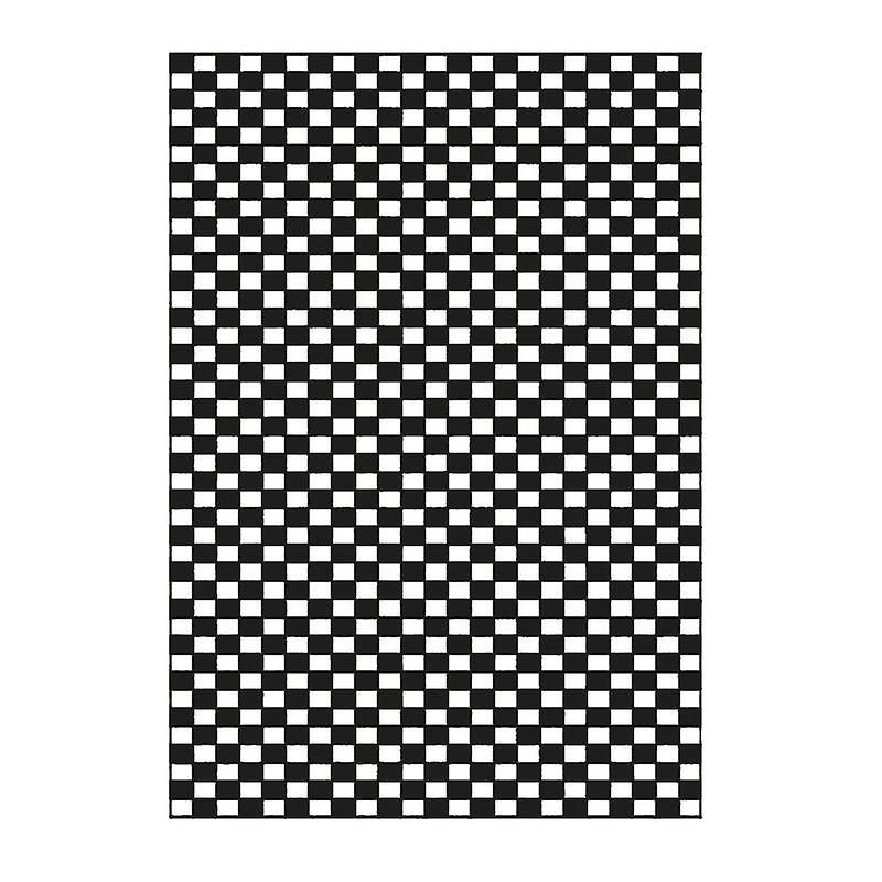 Creative Chessboard Pattern Carpet Decor More Thicken Stylish Polyester Ground Carpet for Home