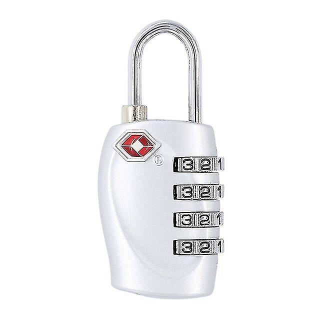 Tsa330 Hardware Luggage Suitcase 4 Digit Password Lock Smart Combination Lock Tsa Customs Code Lock Padlock