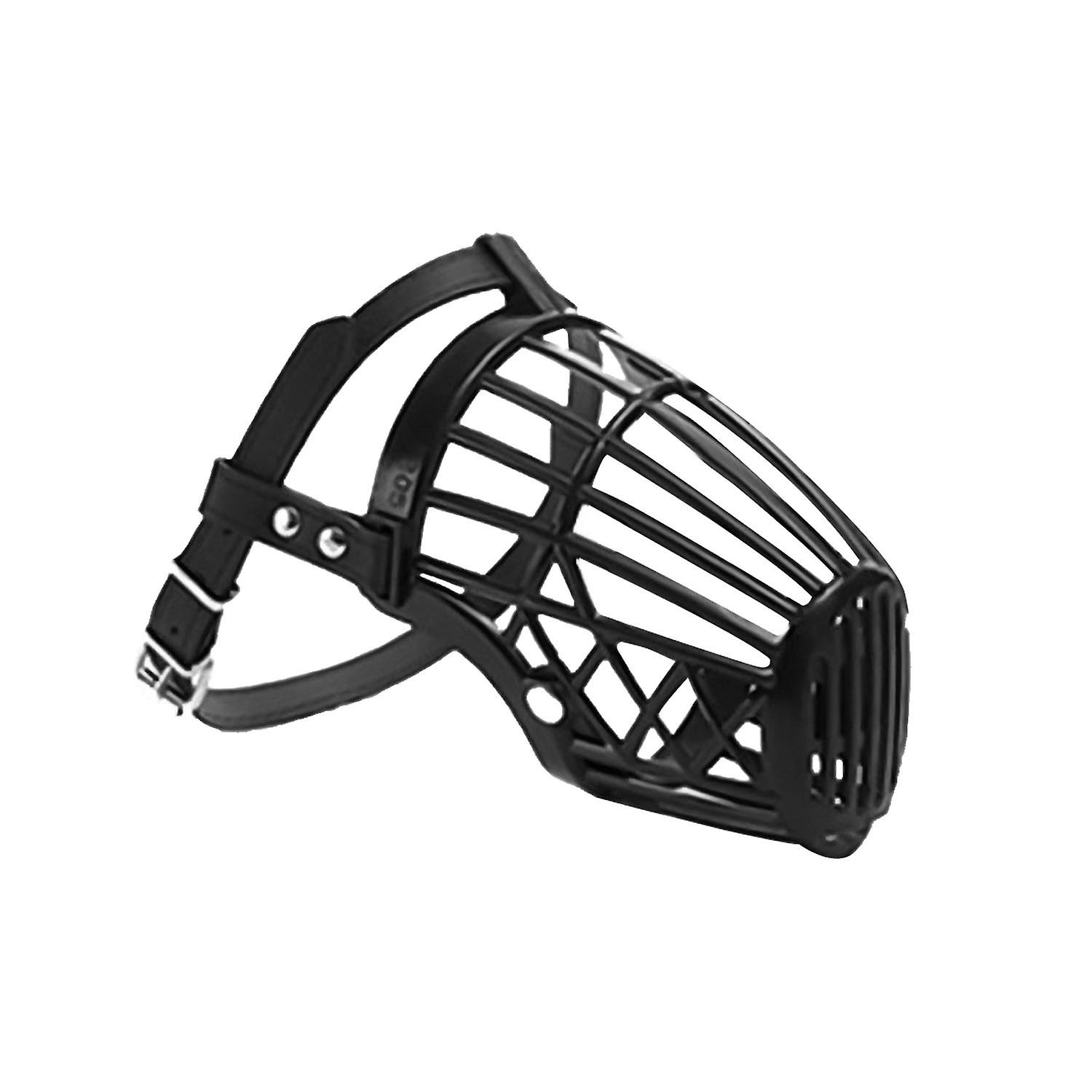ZHOUBA Dog Adjustable Plastic Basket Muzzle Puppy Mouth Cover Anti-barking Pet Supplies