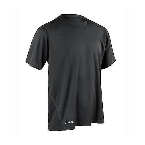 Spiro Mens Quick Dry Short-Sleeved T-Shirt