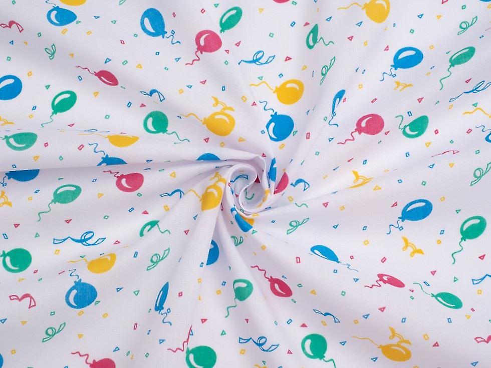 Printed Polycotton Fabric Pastels - per metre