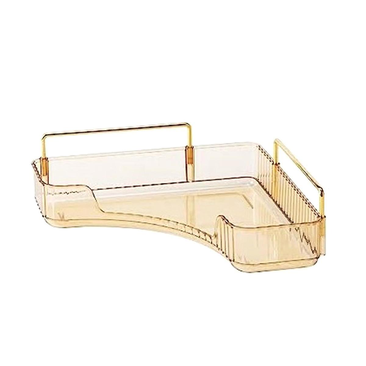 Corner Bathroom Counter Organizer Bathroom Countertop Shelf Makeup Organizer for Vanity Perfume Tra