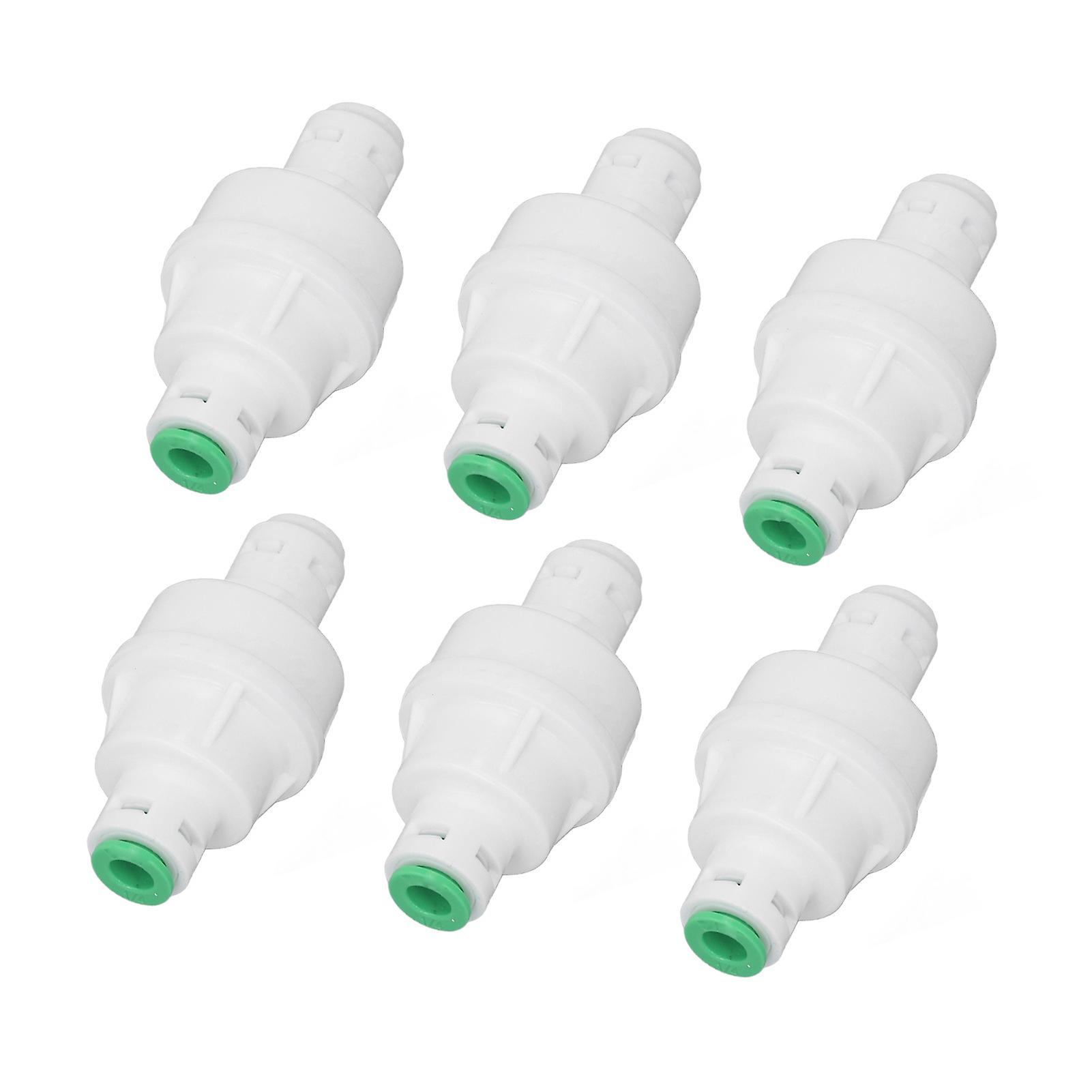 10Pcs Water Purifier Reducing Valve Pressure Regulator PP DN8 Fitting for Replacement 