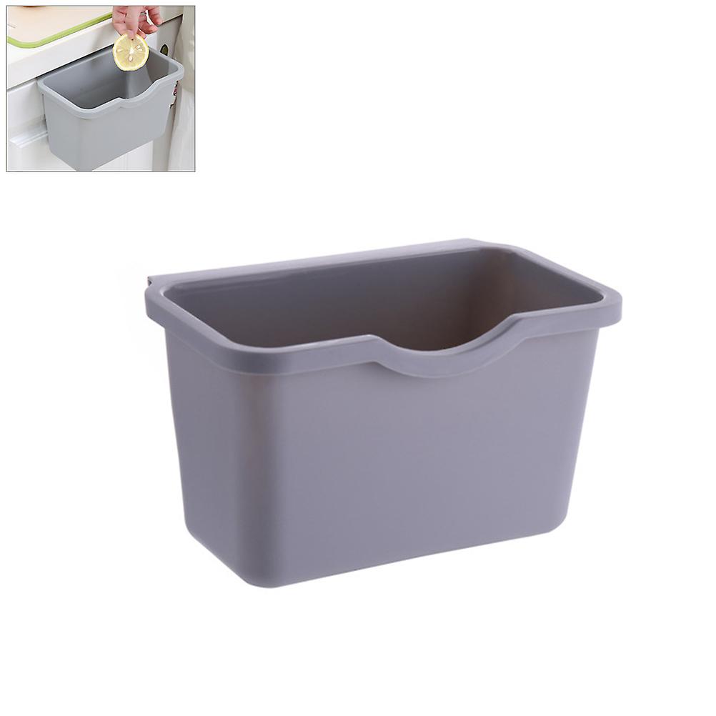 Kitchen Cabinet Door Plastic Basket Hanging Trash Can Waste Bin Garbage Bin Box