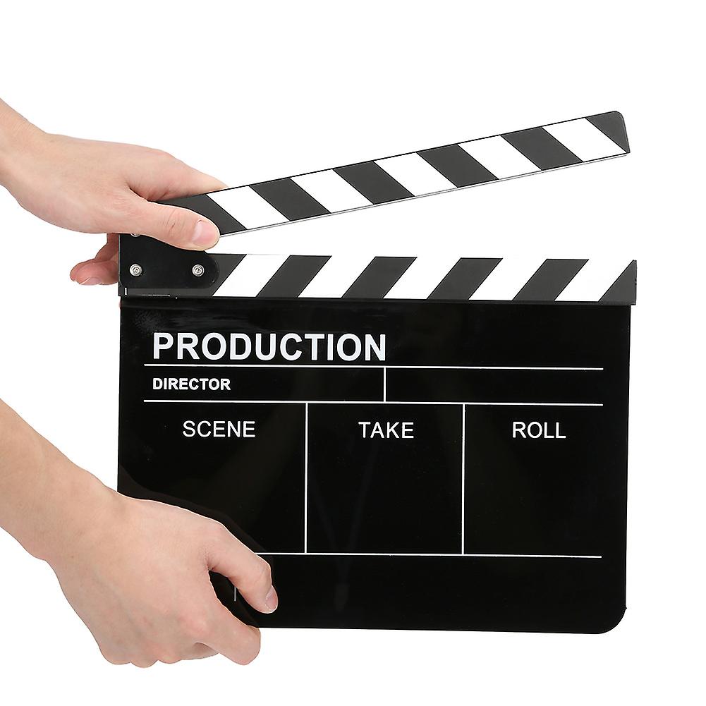 Ακρυλικός σκηνοθέτης Clapperboard - Τέλειο εργαλείο φωτογραφίας ταινιών για ταινίες και πάρτι