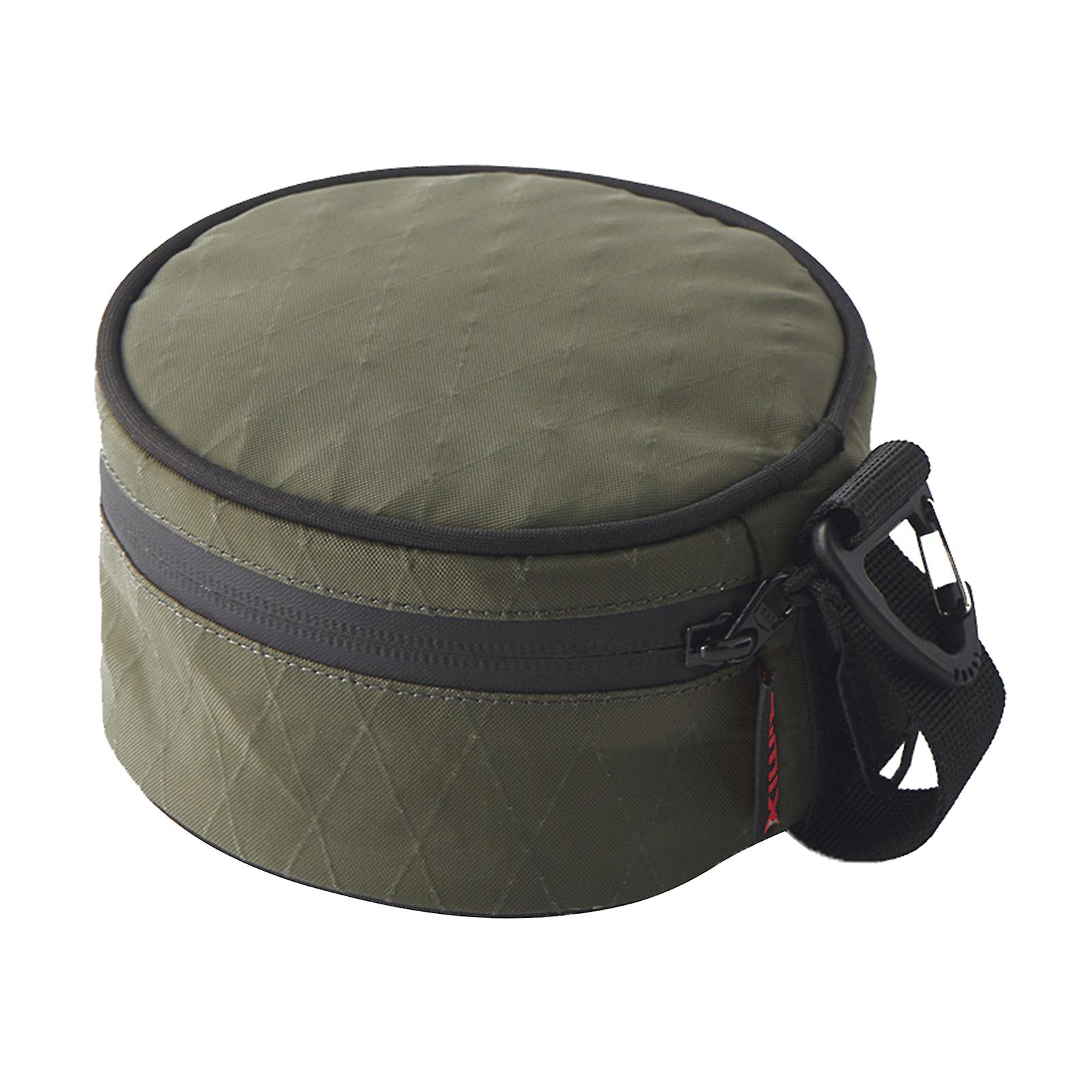 カップ収納バッグバックパッキング用ハンドヘルドバーベキューキャンプフック付きカモフラージュ