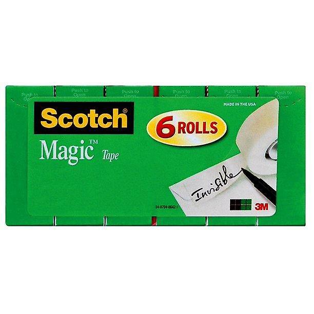 Scotch Magic Tape, 3/4 In. X 800 In., 6 Boxes/pack