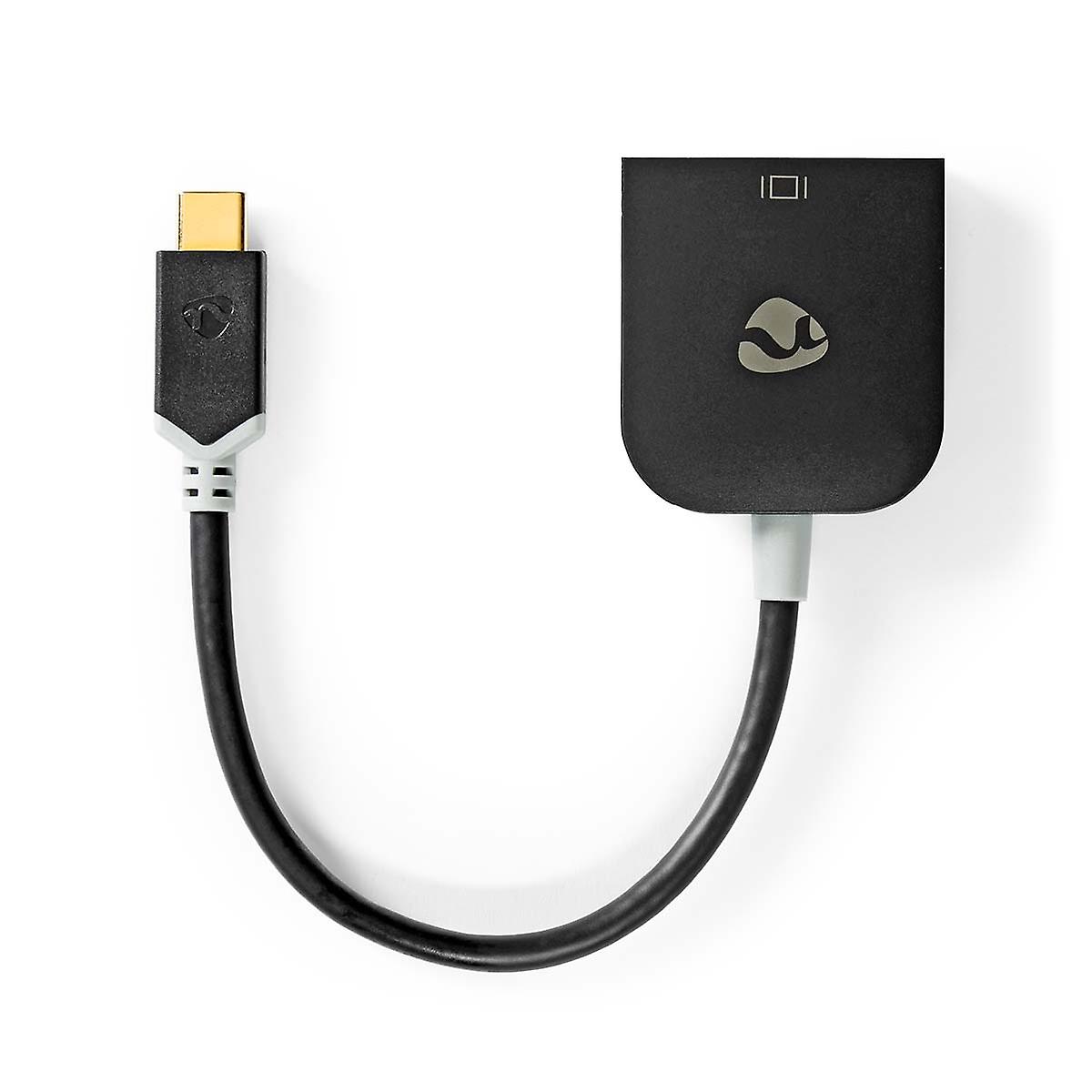 USB-C™ Adapter | USB 3.2 Gen 1 | USB-C™ Male | VGA female 15p | 1920x1200 | 0.20 m | Round | Gold plates