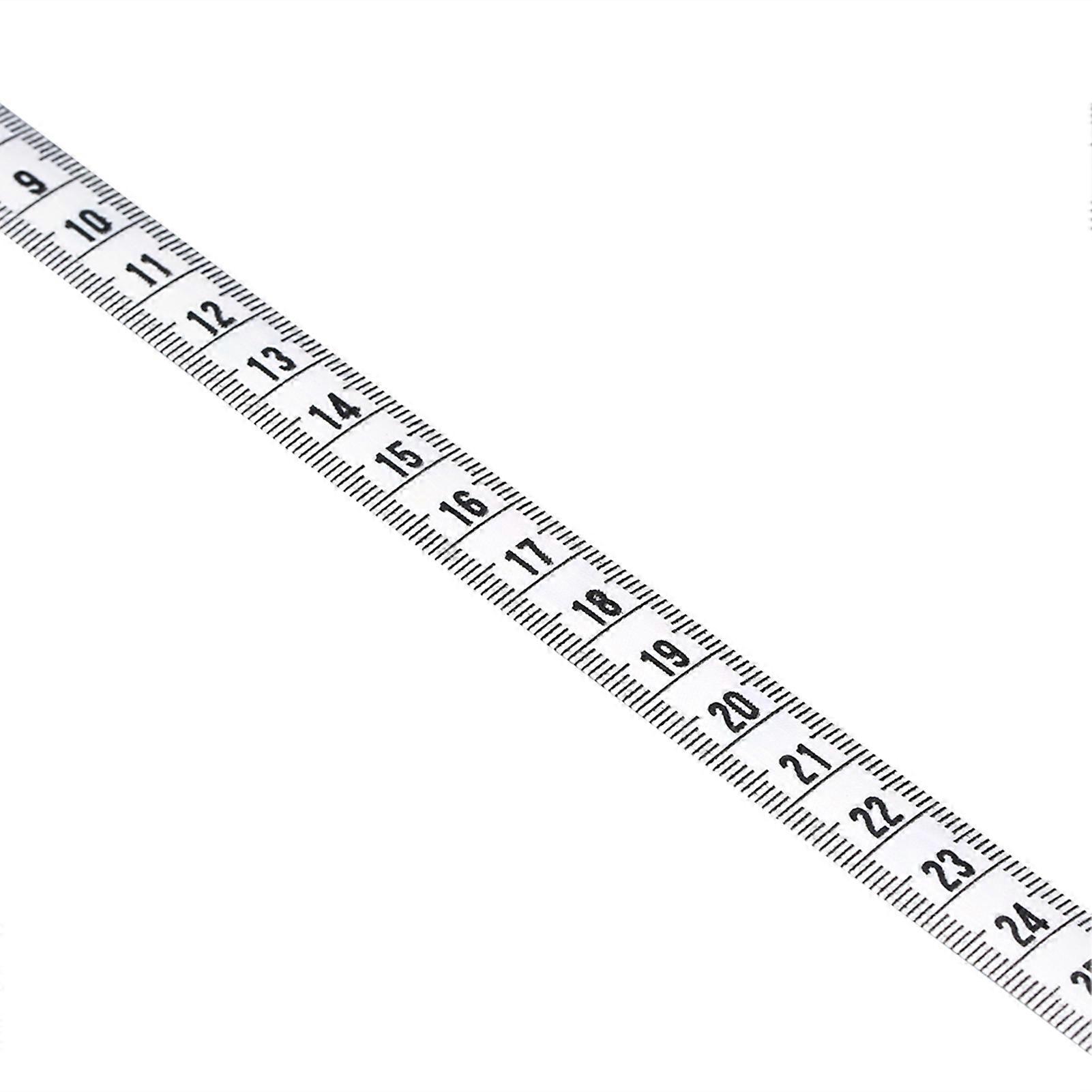 Y-Shaped Retractable Measuring Tape 150cm White ABS Shell