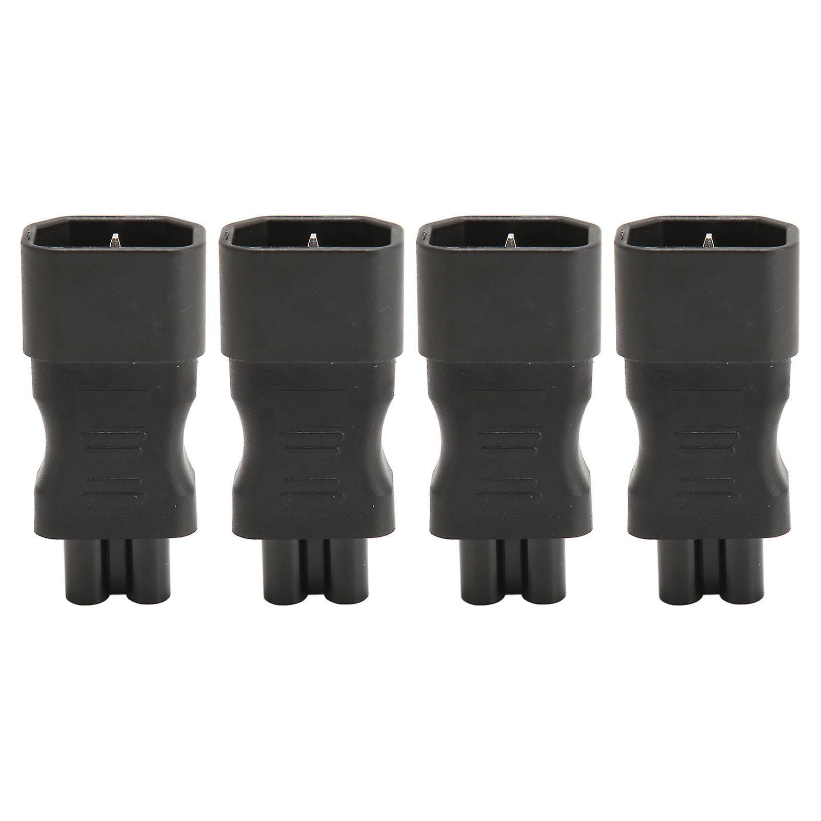 4pcs IEC320 C14 to IEC320 C5 Power Adapter Professional Copper Computer Power Adapter for PDU Chassis Power Supply