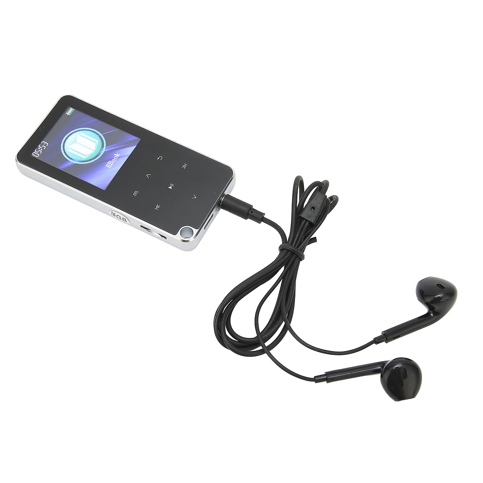 1.8 Inch Digital Music Player Bluetooth 4.0 Music Player with Recording Function for Walking Running16GB 