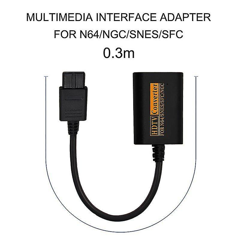 720P Switch Converter To Hdtv Video Cable Convenient Splitter Game Console Conversion Game Accessories For N64 Snes Ngc Sfc