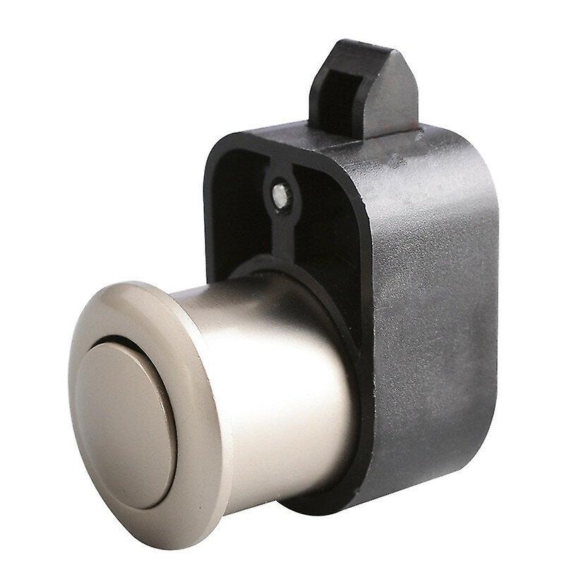 Push Button Keyless Lock Drawer Cupboard Door Catch Caravan Rv Cabinet Latch Knob