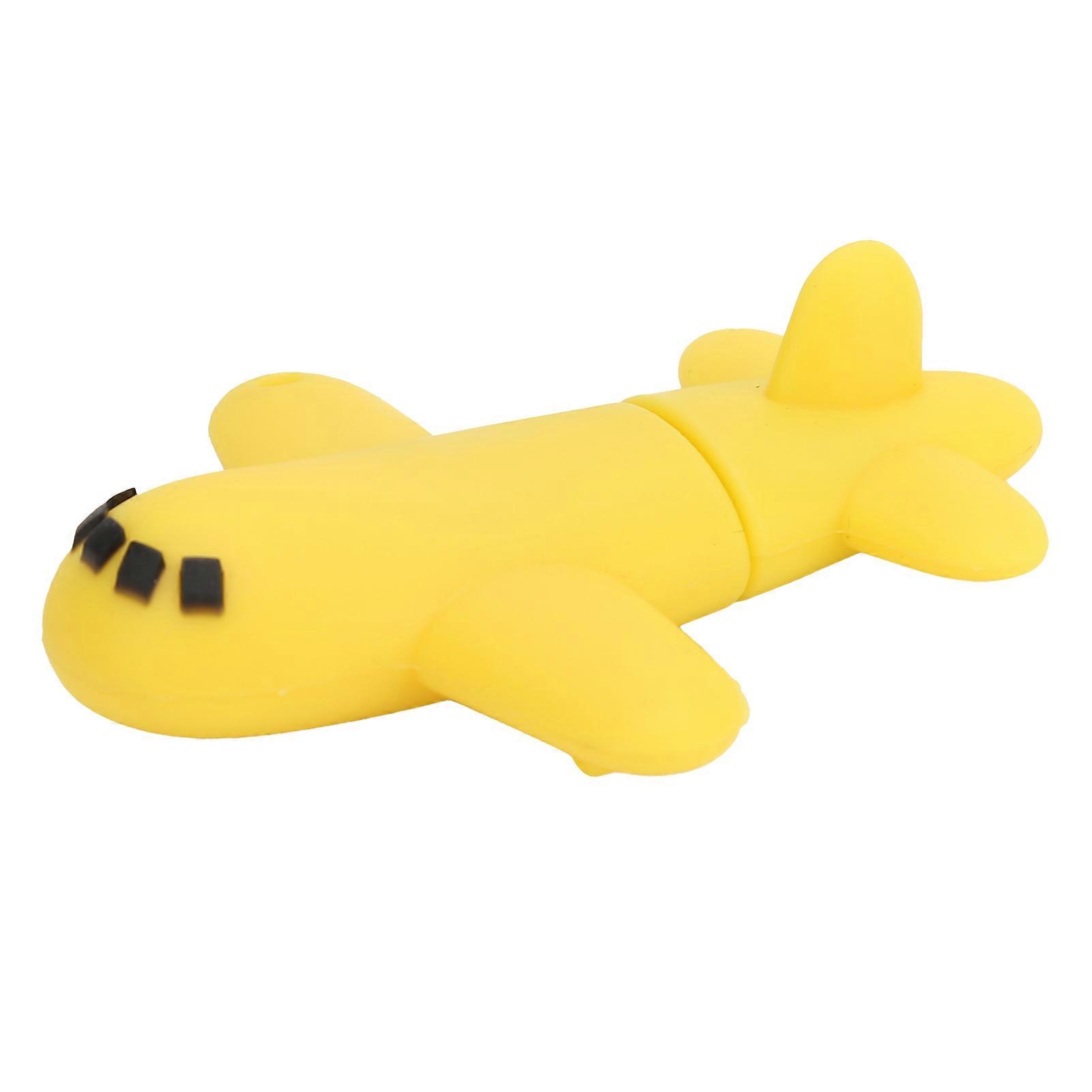Memory Stick USB 2.0 Port U Disk Cartoon Airplane Plugin Mobile Storage Transfer Equipment(128GB )