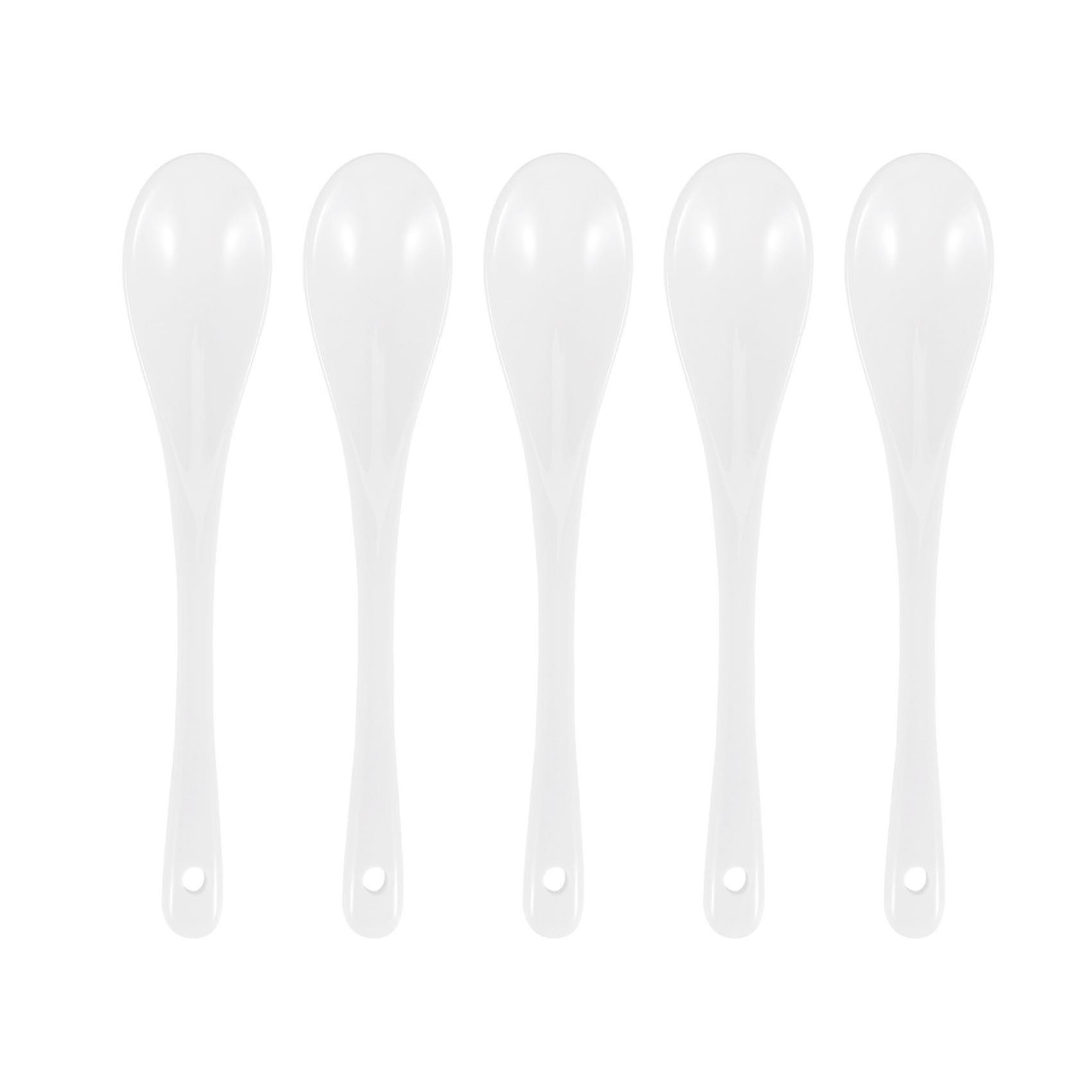 Set Of 5 Ceramic Spoon Teaspoon Spoon Jam Honey