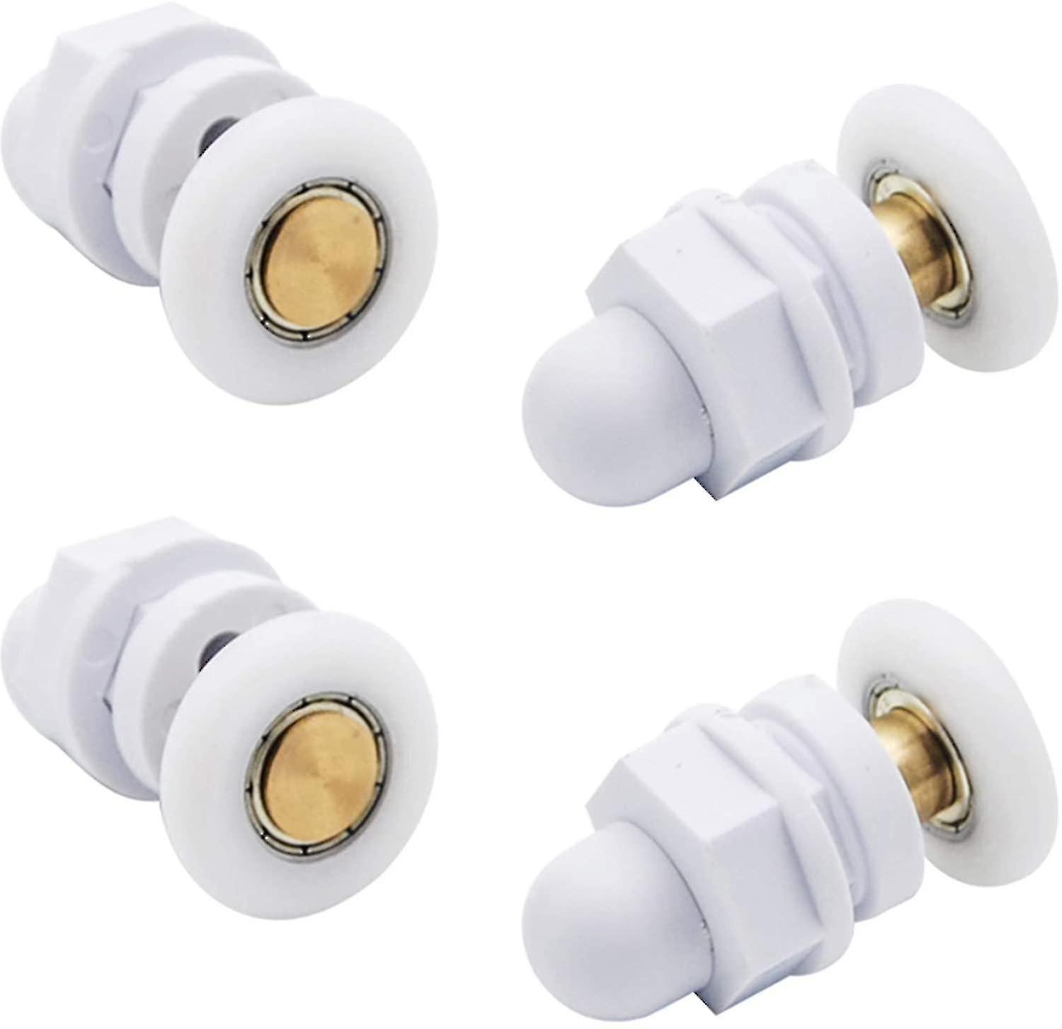 Shower Door Sliding Rollers, Durable, Waterproof And Rustproof (4-Pack)