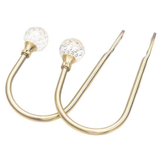 2Pcs Modern Curtain Holders Wear-resistant Fixed Curtains Not Demed Curtain Holder Tieback Hooks Curtain Supplies
