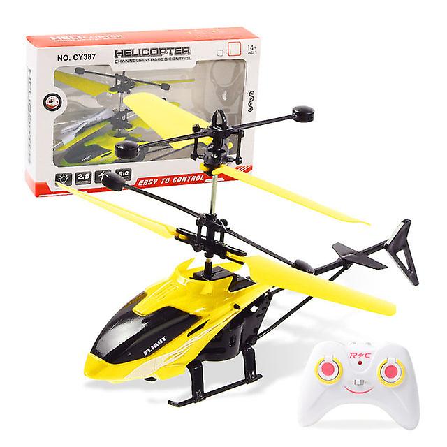 Remote Control Aircraft Induction 2ch Suspension Helicopter Fall-resistant Charging Light Aircraft