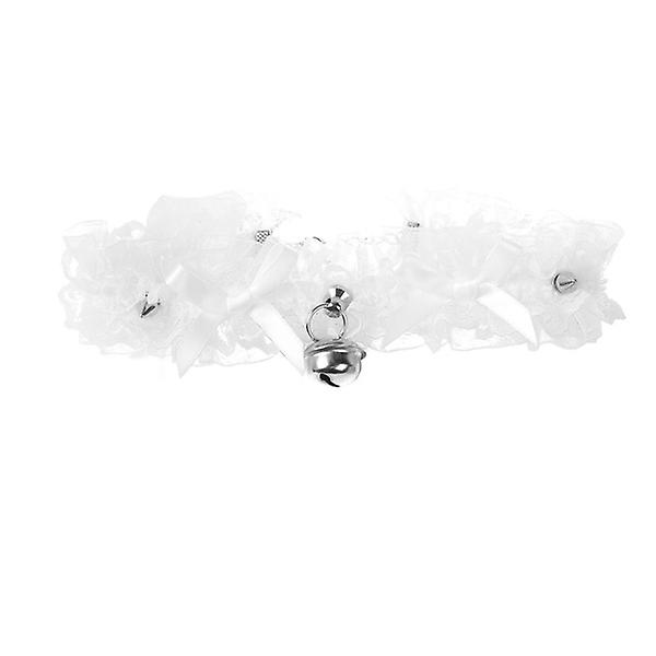 Gothic Lace Collar Bow Choker Necklace