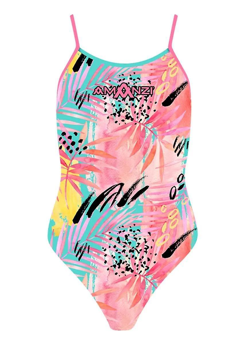 Amanzi Peachy Palms Pro Back Swimsuit - Girls
