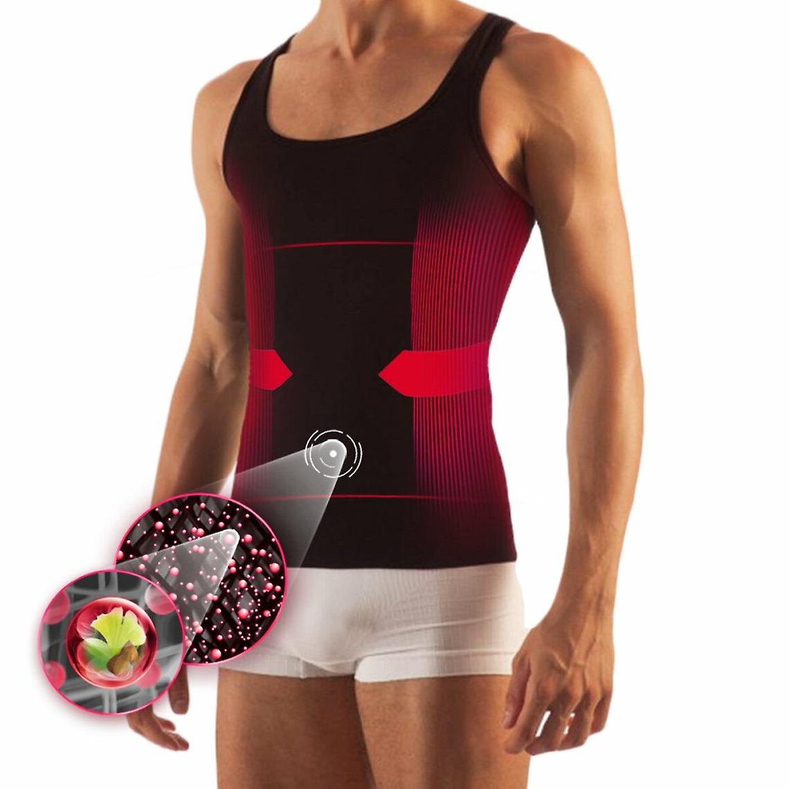 Slankende singlet for menn - Lytess Black