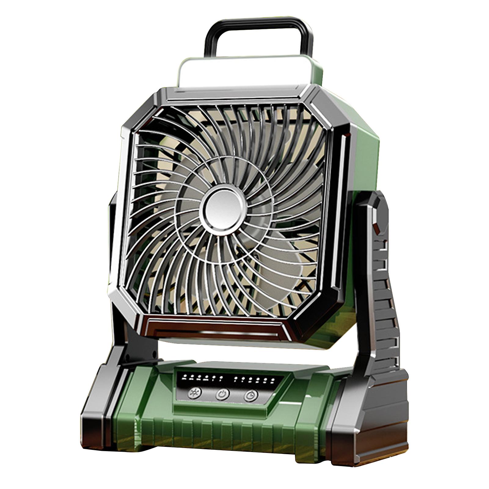 Portable Rechargeable USB Table Fan Portable Camping Fan with LED Lantern for Home Use