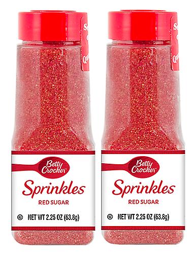 Betty Crocker Sprinkles Red Sugar 2 Pack