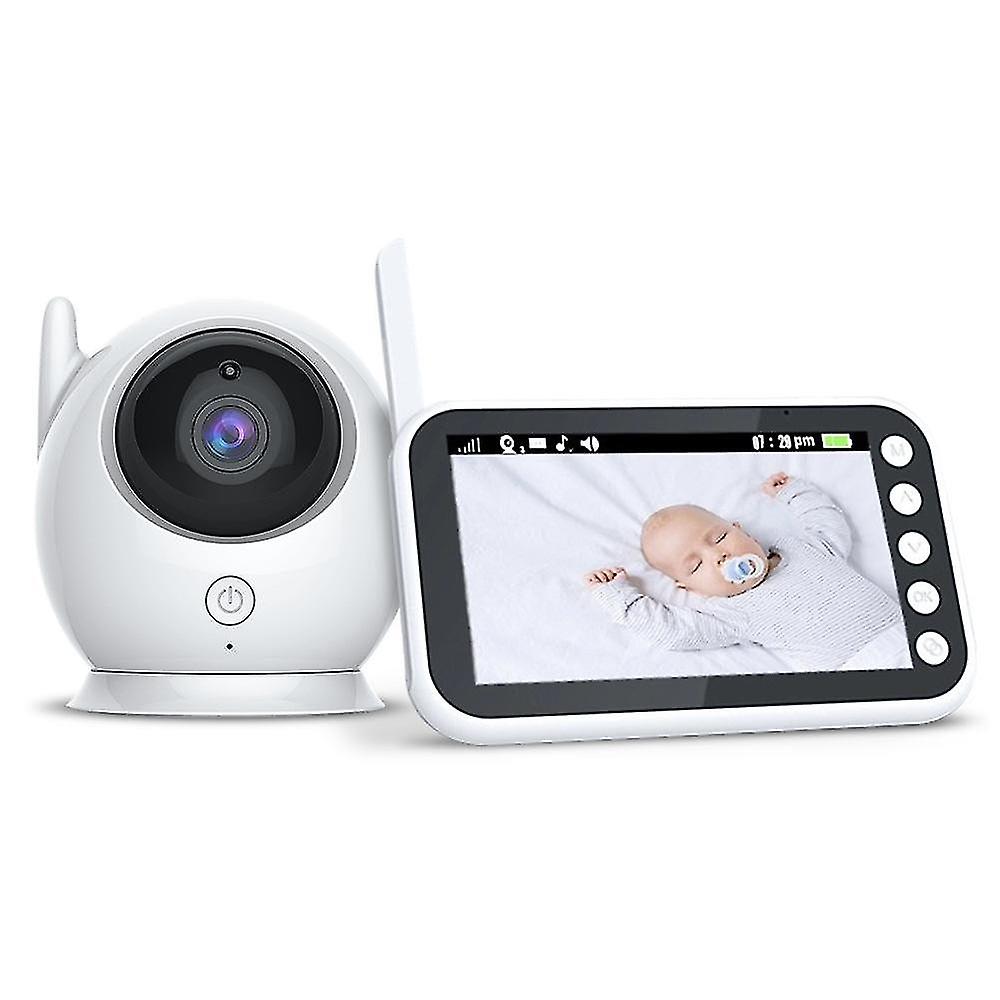 Baby Monitor, 360° AI Detection & Alarm, Mobile APP Remote Control & LCD Monitor, Video Baby Monitor