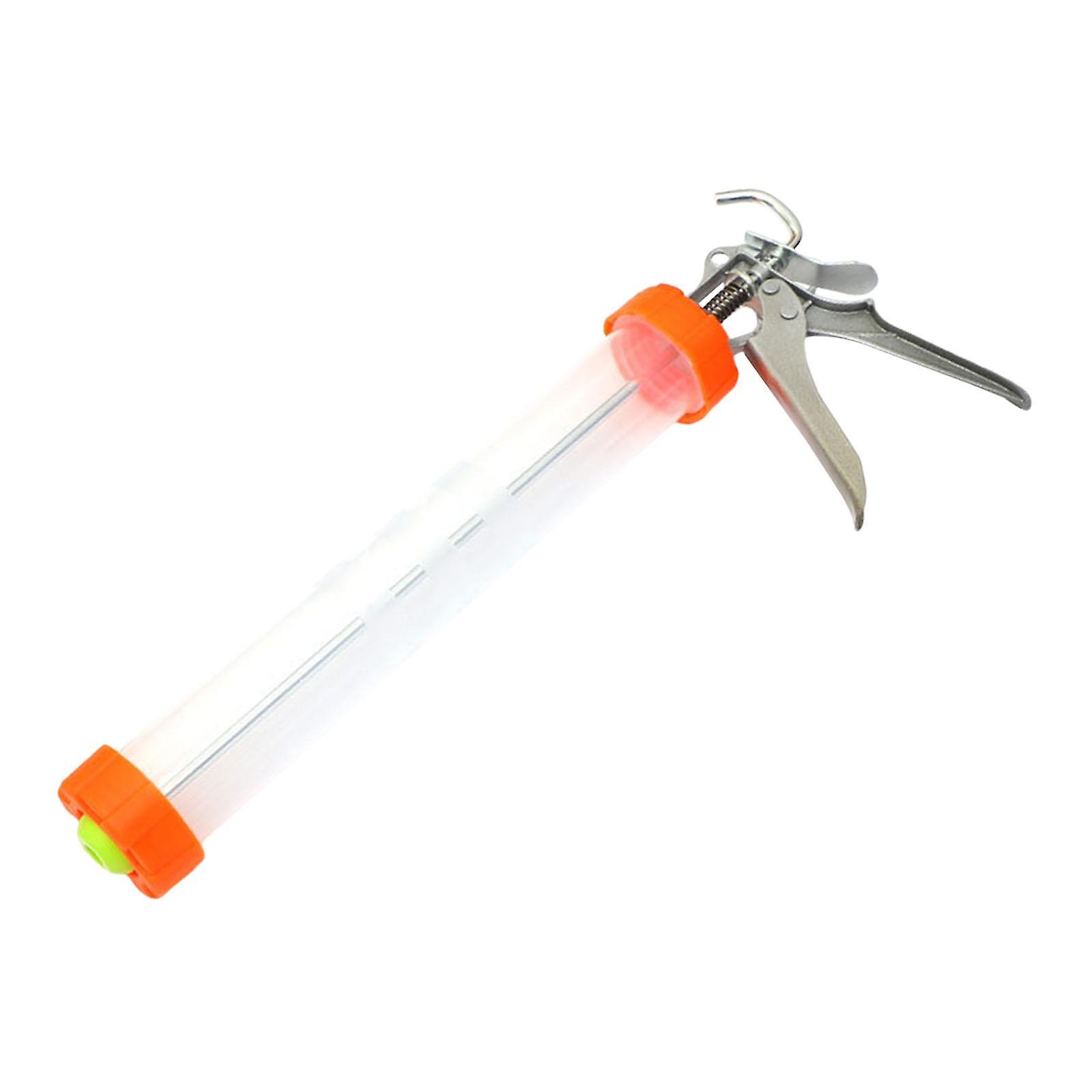 Caulking Tool Professional Glue Dispenser with Comfort Grip Epoxy Applicator 47cmx18cm Orange