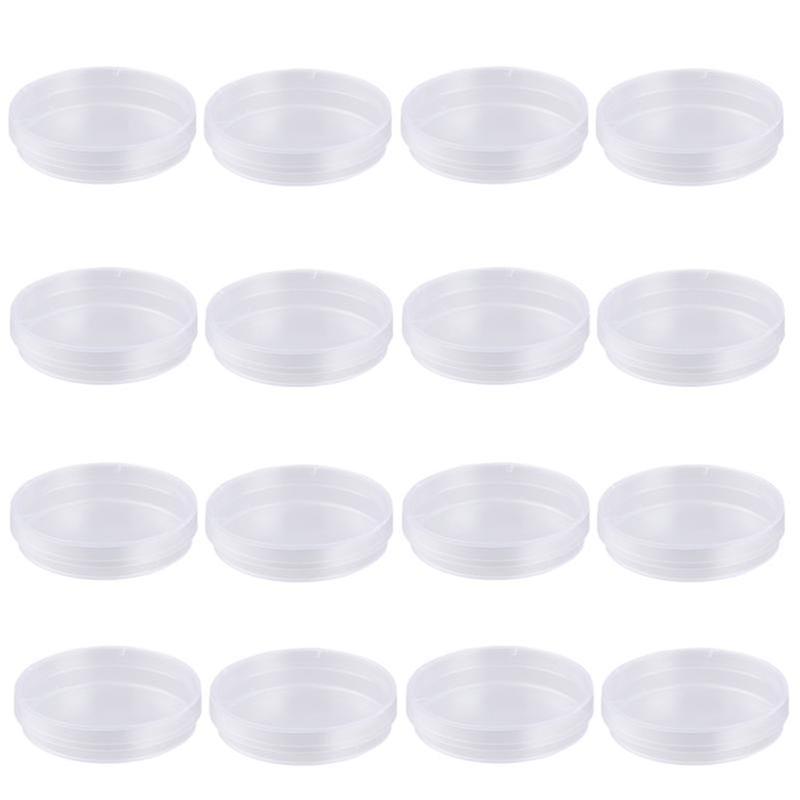 20pcs Plastic Petri Dish With Lid