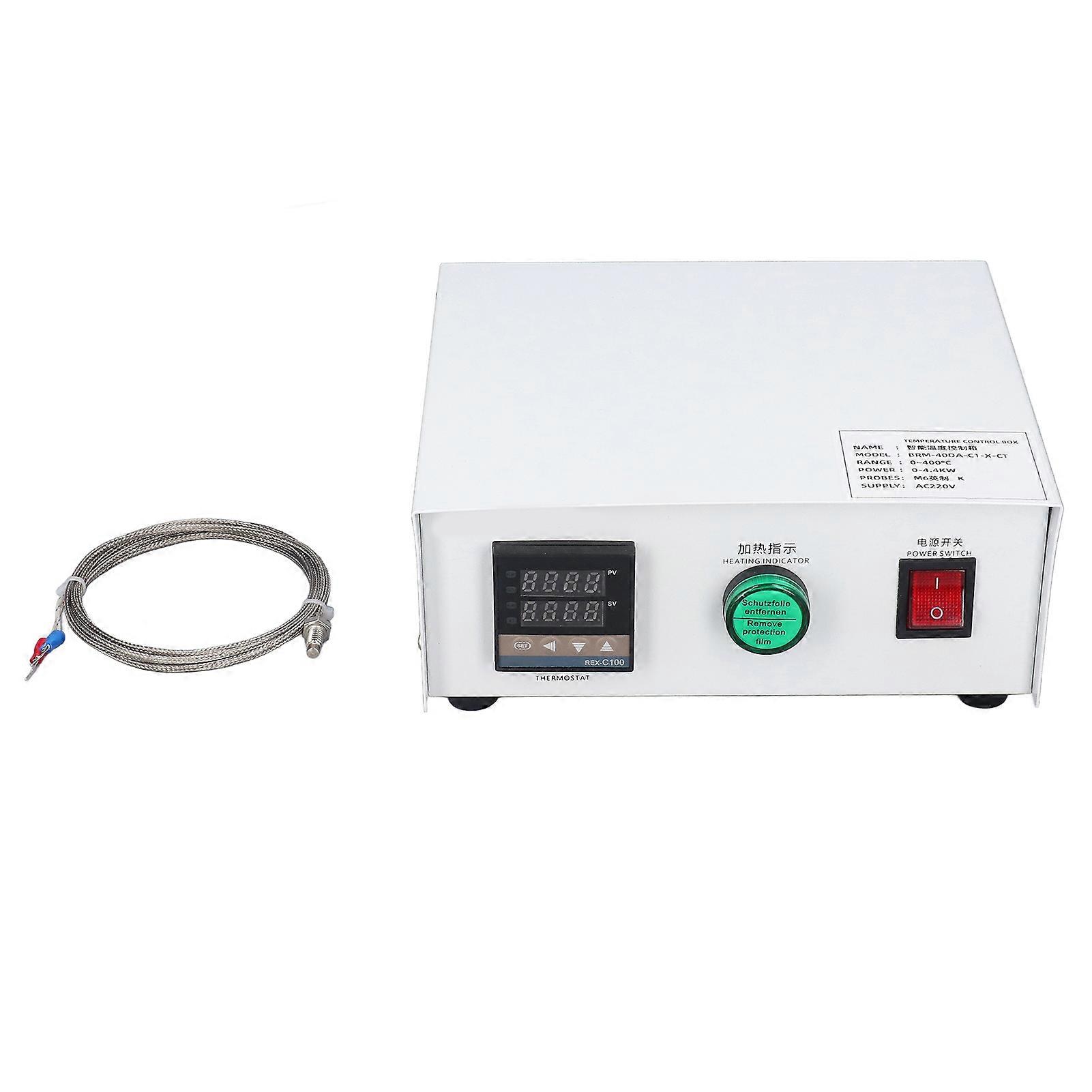 Pid Temperature Controller Self Tuning Control Box 0~400 Imperial M6 Brm40dac1xct Ac220v(3meter )