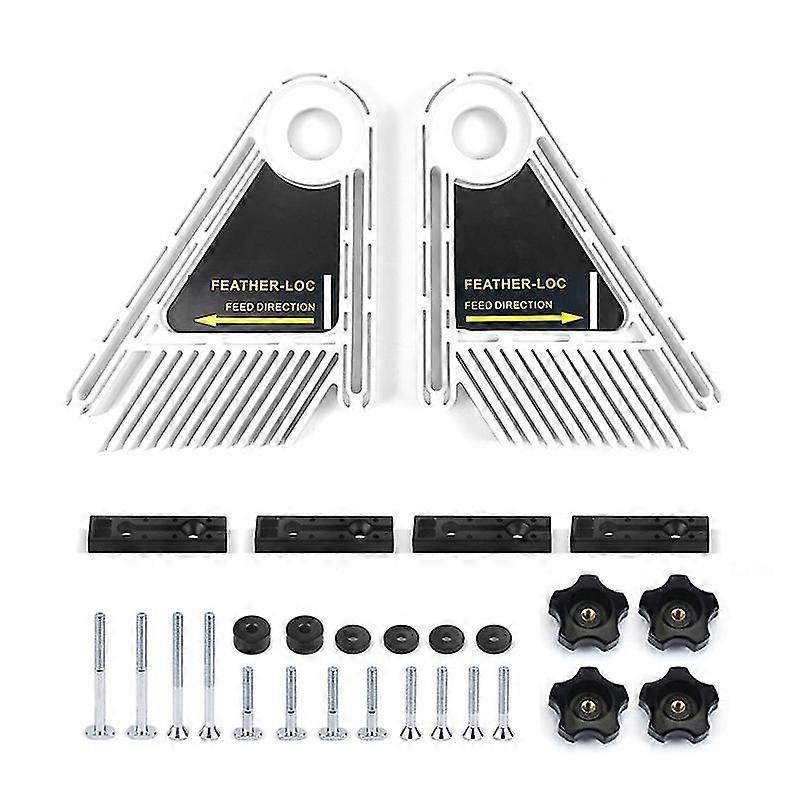 Multi-purpose Feather Loc Board Set Woodworking Engraving Machine Double Featherboards Miter Gauge Slot Woodwork Diy Tools