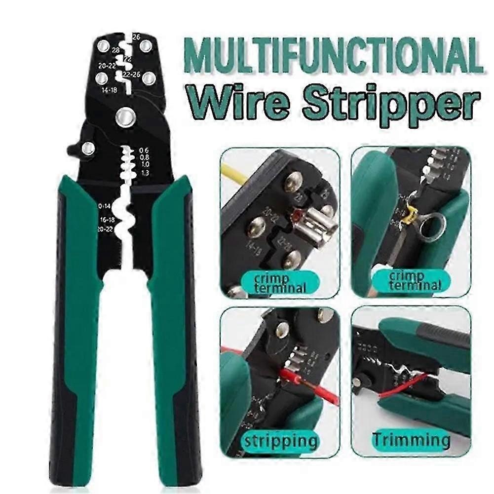 Multi-Function Mini Electric Terminal Crimping Plier With Wire Stripping Cuttin