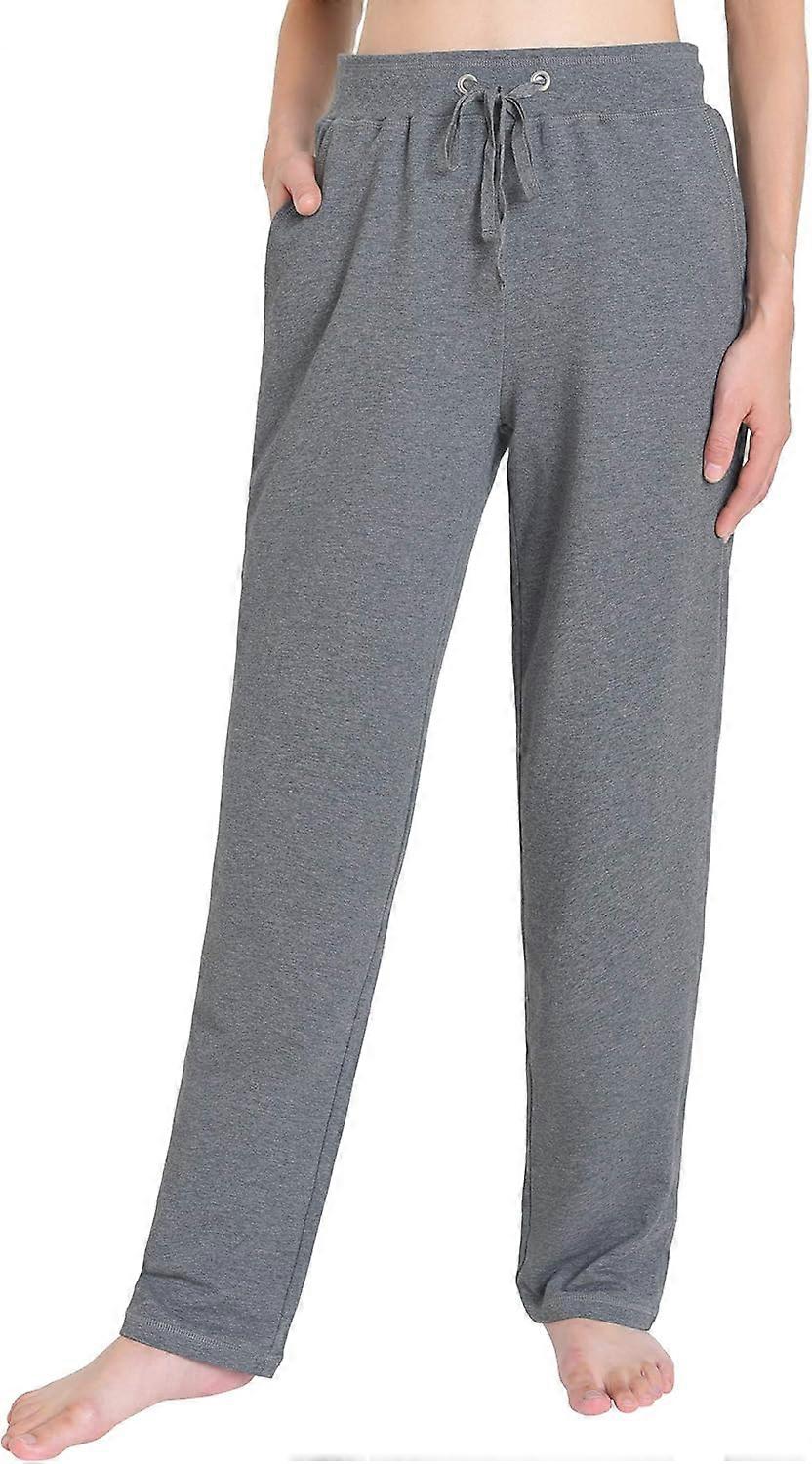 Női pamut melegítőnadrág kocogó nadrág zsebekkel