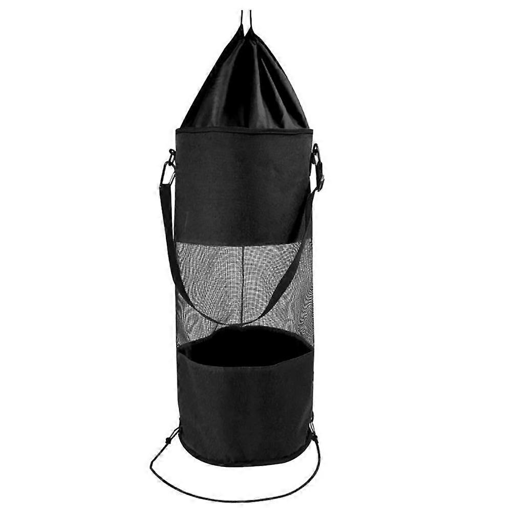 Boat Trash Bag,Oxford Cloth Portable Outdoor Mesh Trash Bag Storage Organizer for Your Boat,Kayak,Y